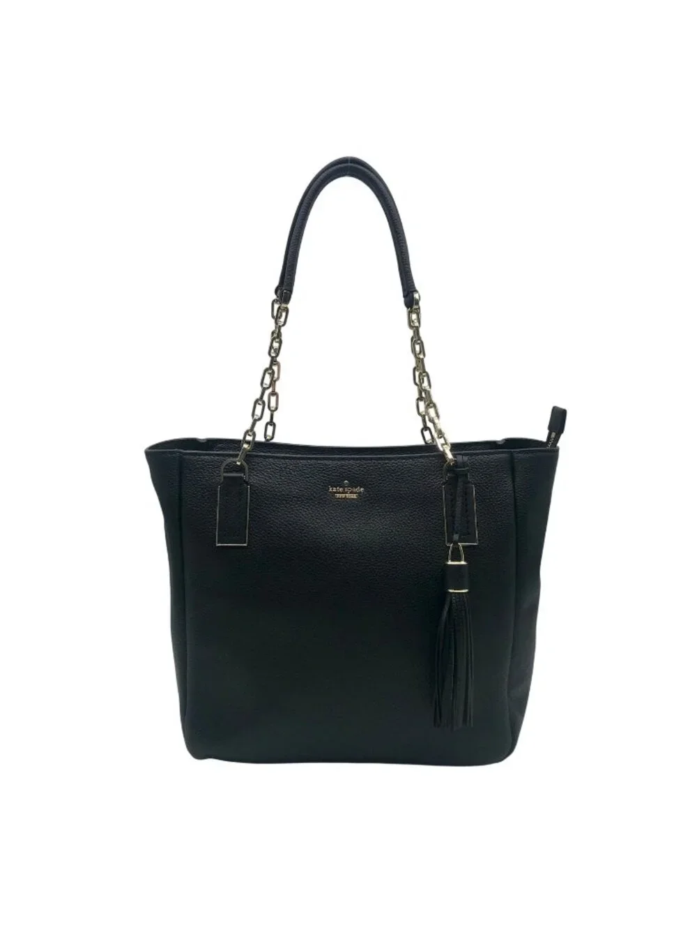 Kate Spade New York Black Leather Kingston Drive Vivian Tote Bag